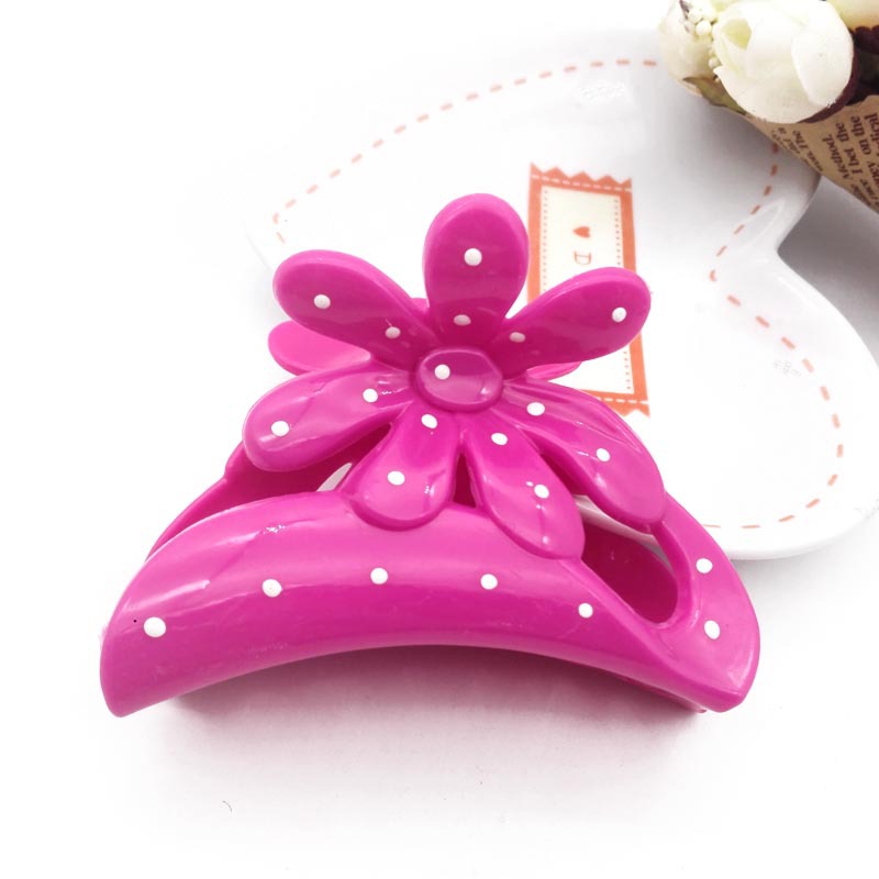 A2124 Chrysanthemum Mountain Peak semi-shallow hair clips, hair clips wholesale, accessories wholesale, 2-yuan wholesale, street stall supply Item Picture
