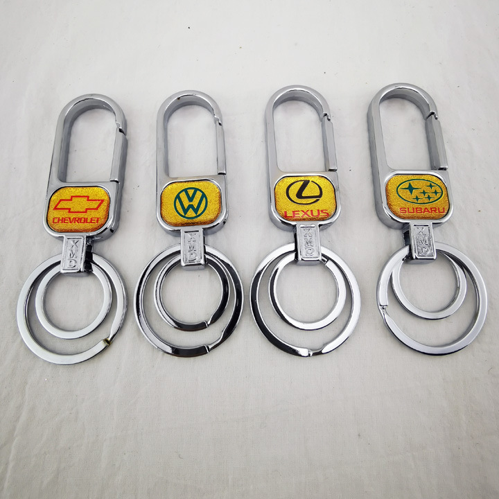 "I2221 839 Premium double-ring keychains, keychains, key chains, auto parts, 2-yuan store accessories supply. Specification image