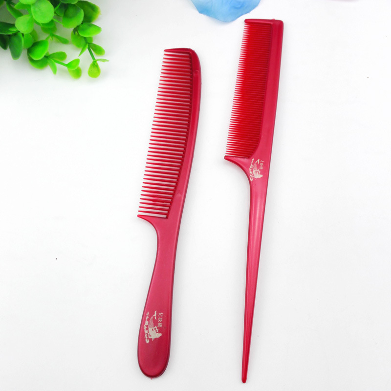 Wholesale of A2211 red pointed tail pair combs, 2-yuan tools, 2-yuan general merchandise wholesale in Yiwu details Picture