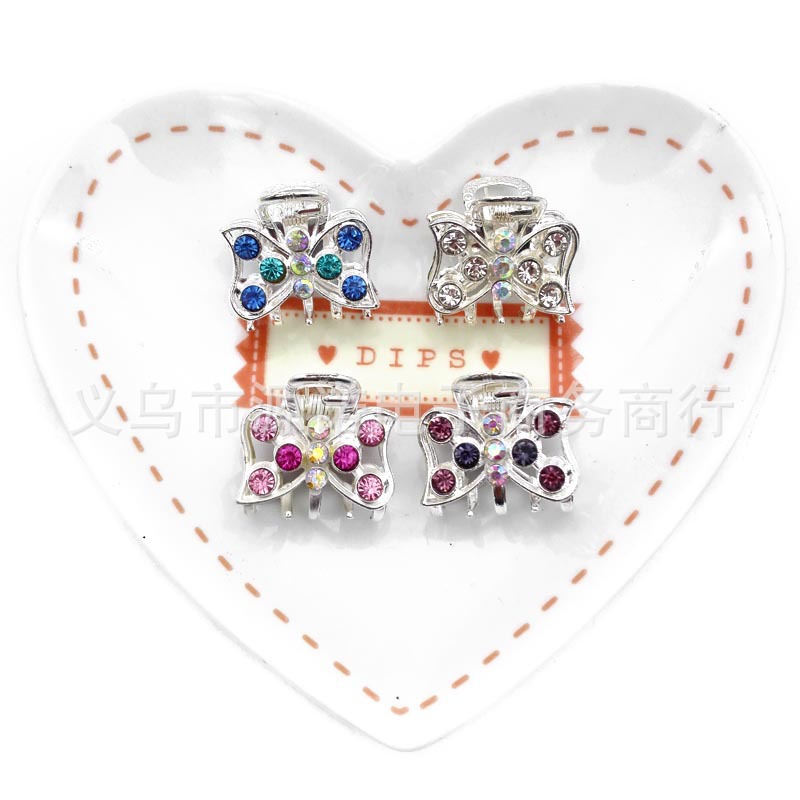 Wholesale of A2826 children's scratch-and-grip, small scratch-and-grip, rhinestone scratch-and-grip headwear Item Picture