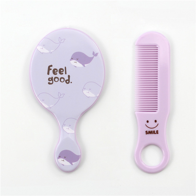 N3432 Premium Handle Mirror Comb Set, beauty mirror and Hair comb, Yiwu 2 yuan 2 yuan 2 yuan Specification image