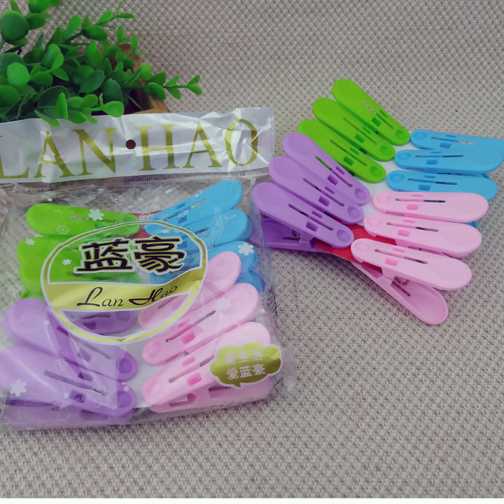 D2612 609 Blue Luxury 12 Clips, plastic clips, socks, clothes clips, Yiwu 2 yuan 2 Yuan 2 Yuan Store details Picture