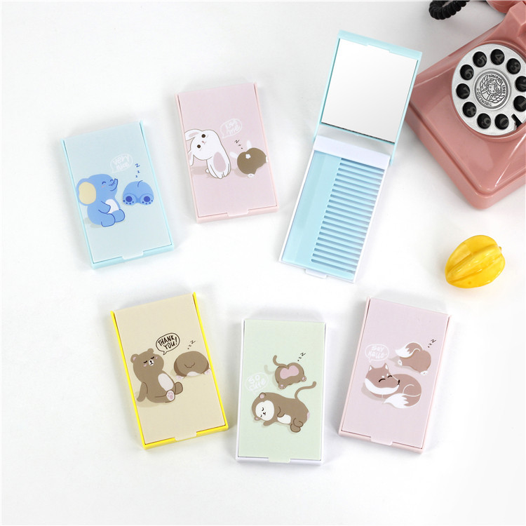 N3116 rectangular mirror comb set, Yiwu 2 yuan, 2 yuan Application Scenario