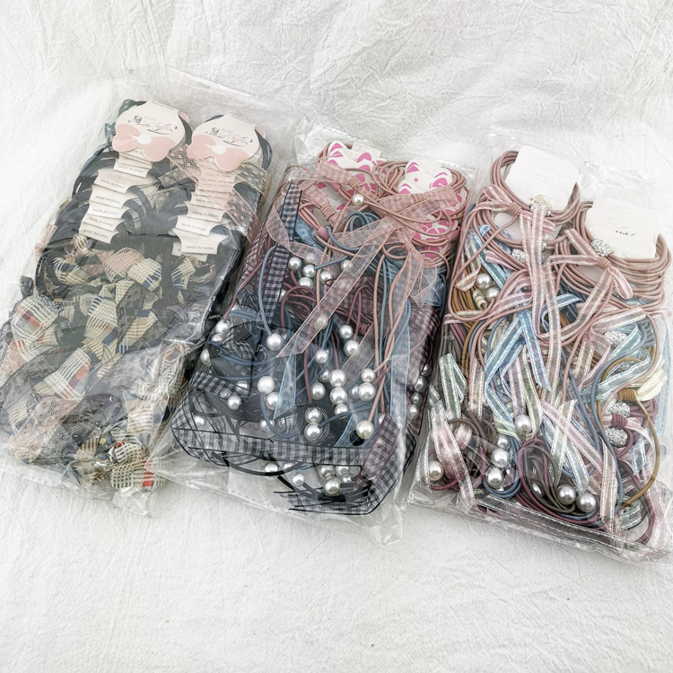 A3216 Summer multiple styles of hair ties, hair bands, hair ropes, hair accessories and headwear are available for wholesale at a 2-yuan store in Yiwu details Picture