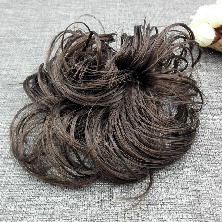 A2922 wig hoop, brown curly hair bun, false hair bun, hair bun, wholesale and distribution supply from Yiwu Eryuan Store