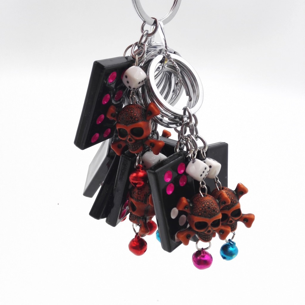 A1433 Gambler Keychain Pendant 2-yuan store, 2-yuan store, 2-yuan store, gift manufacturer supply Specification image