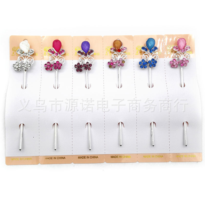 Wholesale of A2824 imitation silver hairpins and hairpin accessories at 2 yuan. Wholesale of general merchandise in Yiwu at 2 yuan Specification image