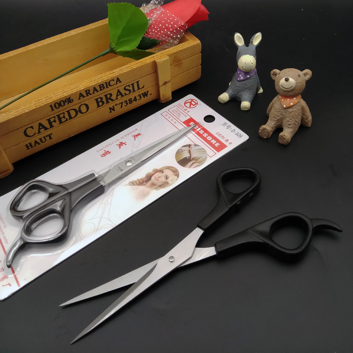 N3233D-309 Hair scissors, flat scissors, Tooth scissors, thin scissors, children's scissors, Yiwu 2-yuan department store wholesale Application Scenario