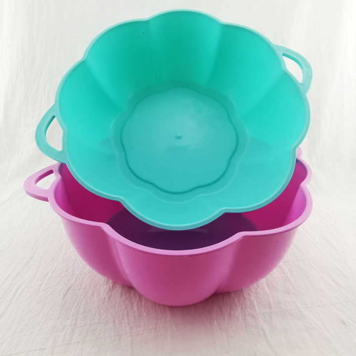 Double-eared fruit basin, fruit display and decoration on the living room table, Yiwu 2-yuan store, wholesale of daily necessities