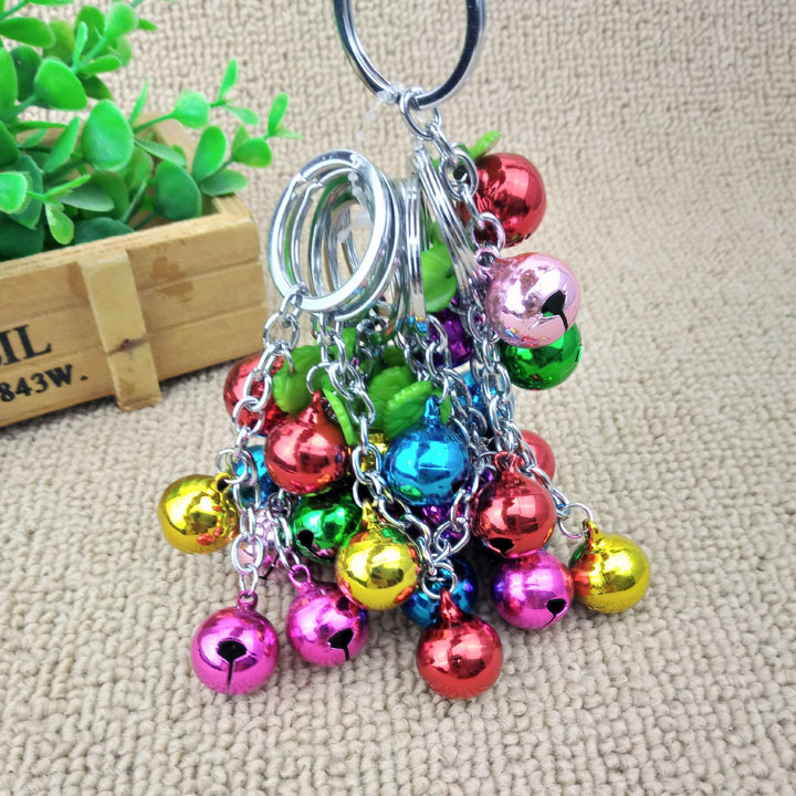 A1544 Three-ball Bell Keychain Pendant Wholesale manufacturer in Yiwu 2-yuan Store, 2-yuan store, 2-yuan store Application Scenario