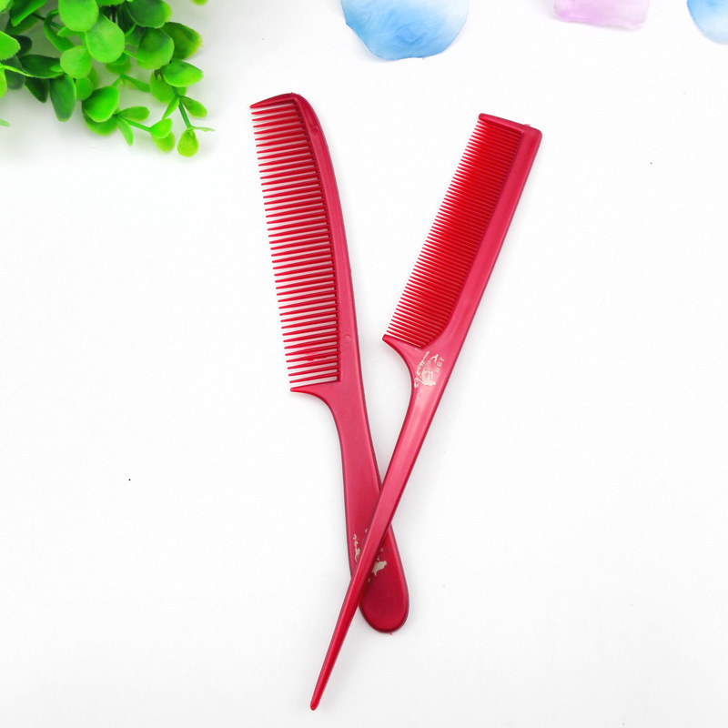 Wholesale of A2211 red pointed tail pair combs, 2-yuan tools, 2-yuan general merchandise wholesale in Yiwu