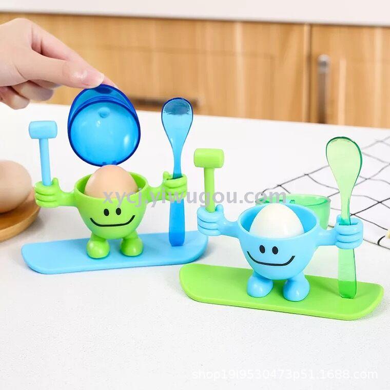Creative plastic children's egg beater, egg cup, egg auxiliary cup