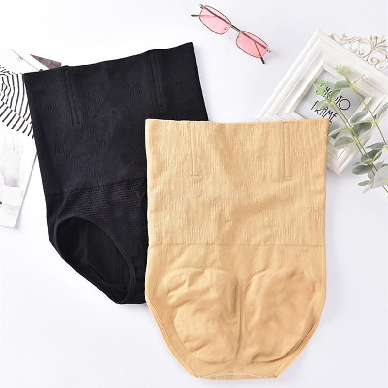 High waist seamless Shapeing postpartum hip lift underwear corset waist Honeycomb Honeycomb triangle Shapeing pants Specification drawing