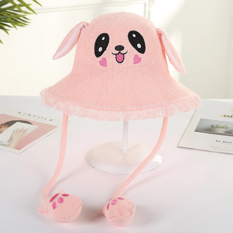 Wholesale of creative frosted sun hats for children, cartoon rabbit-ear hats, and fashionable children's hats. One-piece consignment Application Scenario
