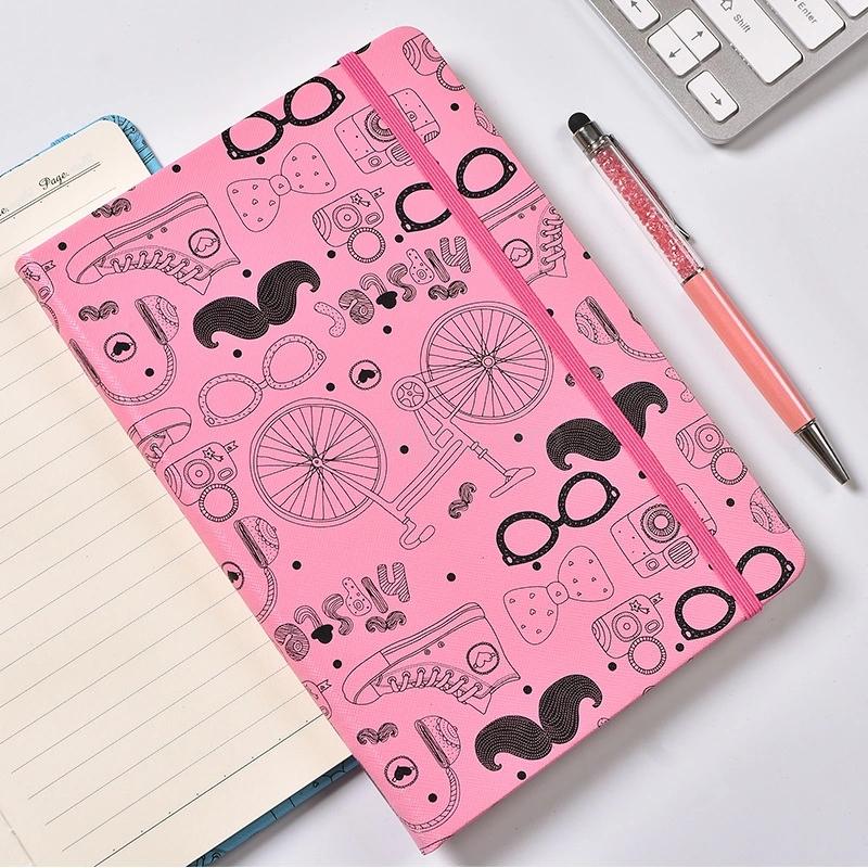 Customized creative a5 notebooks, cartoon diaries, pu leather surface office notebooks, stationery, and Logo from the manufacturer Specification image