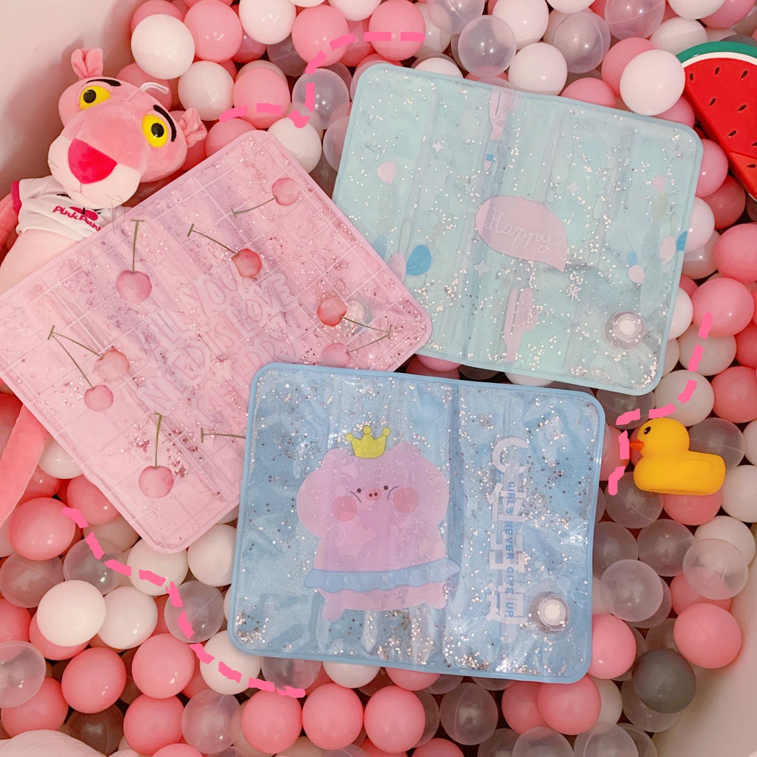 Multi-functional water-filled cooling ice pad for car offices, cute office seat cushion from Japan and South Korea, summer cooling water ice pad details Picture