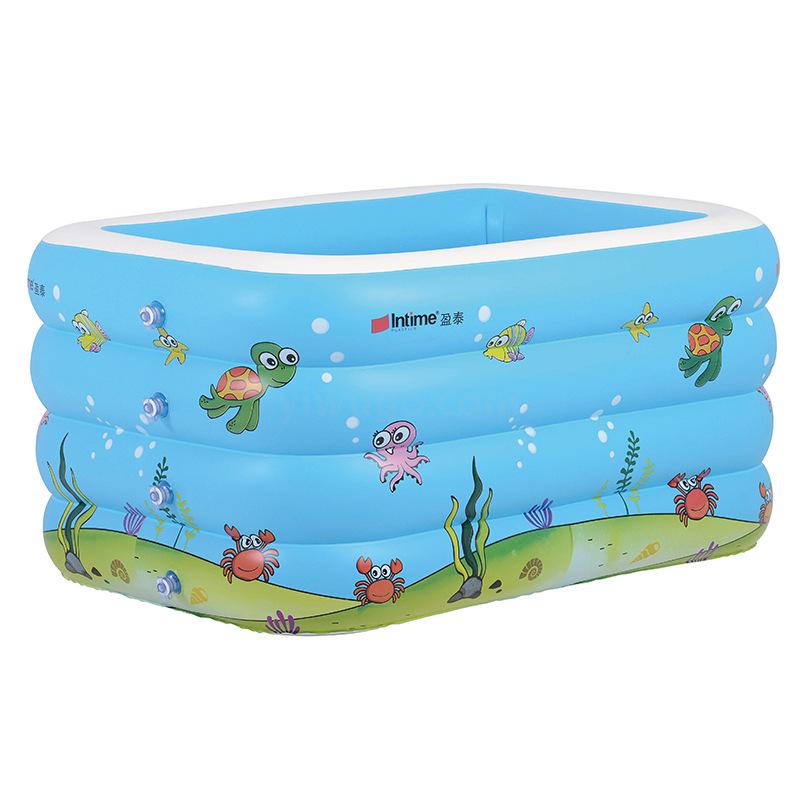 盈泰游泳池YT-216A长方印花水池 四环环保充气水池