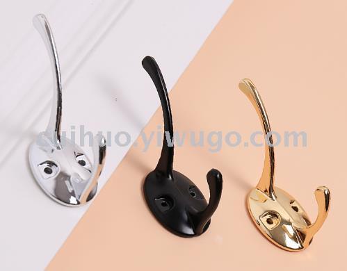 Manufacturer direct clothing hook hook cabinet cabinet door hook aluminum alloy modern simple gold hat hook