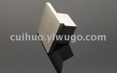 Factory direct sales of zinc alloy square handles, modern furniture cabinet handles, fashionable and simple handles details Picture