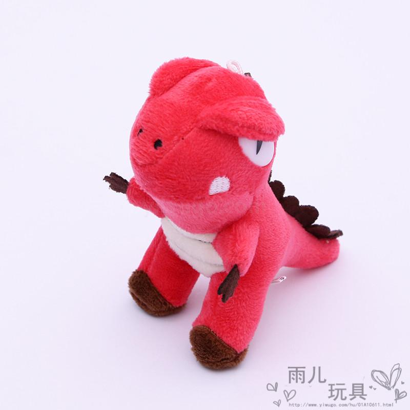 Cute little dinosaur hair bands, hair ties, keychains, adorable and cute pendants, schoolbag decorations, dinosaur pendants in stock Specification image