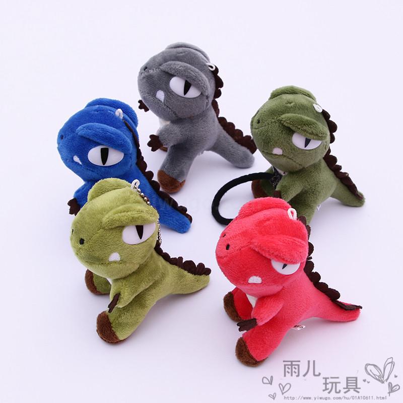 Cute little dinosaur hair bands, hair ties, keychains, adorable and cute pendants, schoolbag decorations, dinosaur pendants in stock