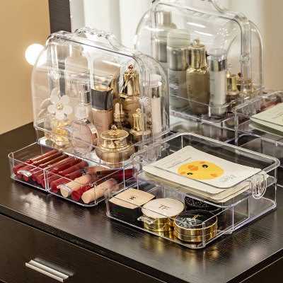 Acrylic transparent storage box, dust-proof storage box for cosmetics, factory direct sales Specification image