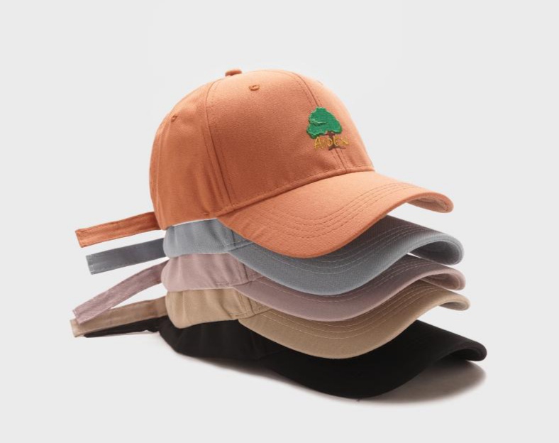 Xinwangjiang Summer Korean-style fresh and light sun hats for men and women, baseball letter embroidered baseball caps, and other categories of trendy hats
