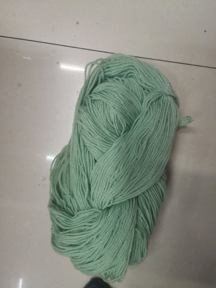 厂家直销涤纶毛线四股毛线 玩具娃娃头发编制用线 现货白底实物图