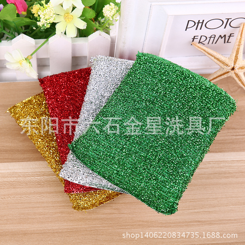 Venus Manufacturing Non-Oil Sponge Dishwashing Cloth 4 Pieces Of Scrubbing King Cleaning Cloth Cleaning Effect details Picture
