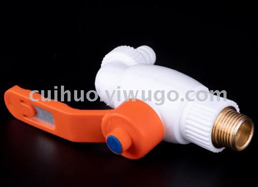 Núcleo de acero grifo de gran flujo fregona lavadora punta de agua lavadora boca de agua grifo de cocina de plástico details Picture
