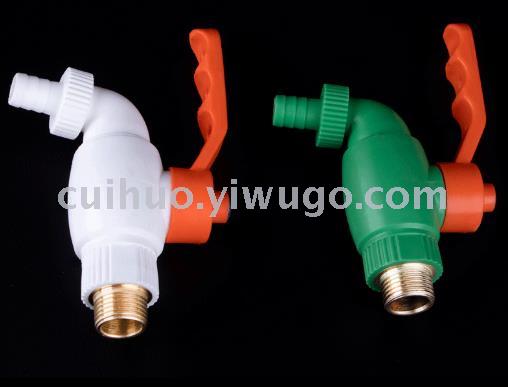 Núcleo de acero grifo de gran flujo fregona lavadora punta de agua lavadora boca de agua grifo de cocina de plástico Specification image