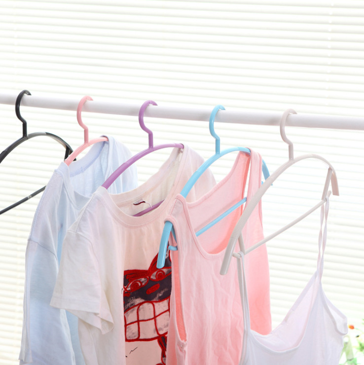 Modern and simple daily necessities pink coat hangers origin supply Specification image