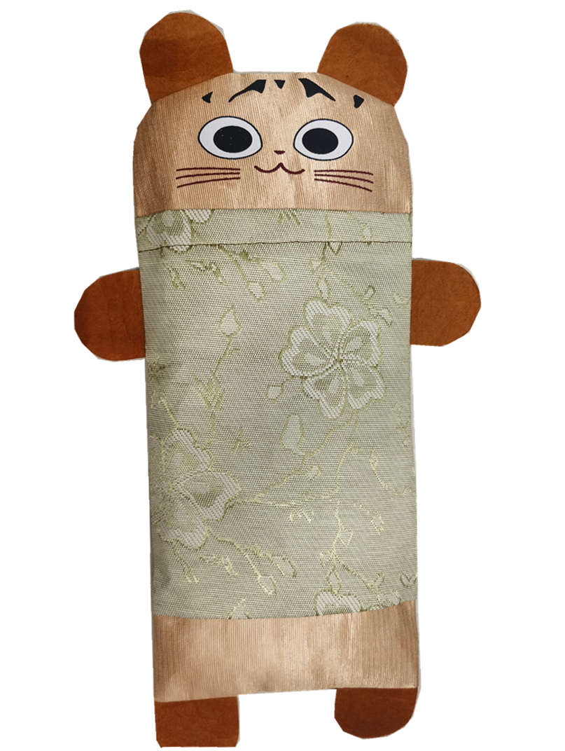 The new summer baby mat pillow from Fuyinfang is made of ice silk fabric and features a cartoon design that can remove the inner lining Specification image