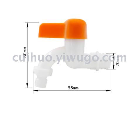 Punta de agua naranja con núcleo plástico grifo de plástico Specification image