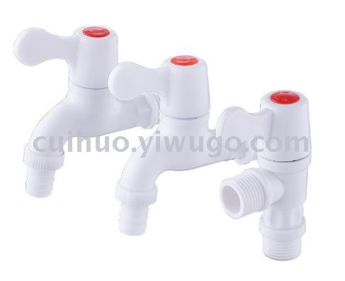 Outdoor plastic faucets for public places, 4-6 fen household PVC faucets, specially designed for projects Specification image