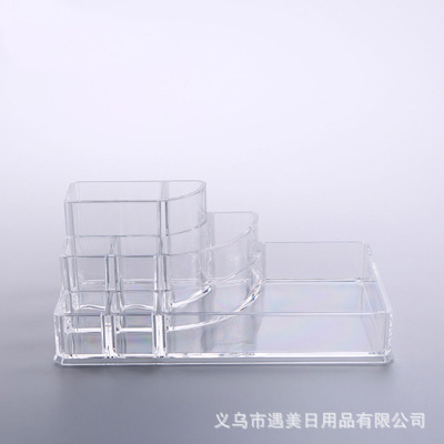 New transparent acrylic 10-compartment lipstick stand wholesale, multi-functional cosmetics desktop storage box manufacturer wholesale Application Scenario