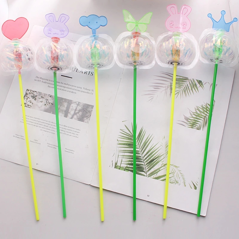 New bestsellers, novel toys, versatile magic bubble sticks, ribbons, magic sticks, bubble flowers, and luminous sticks are selling well at street stalls Item Picture