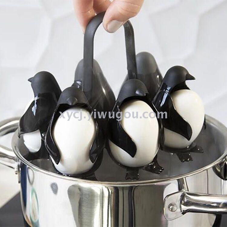 New silicone penguin egg cooker