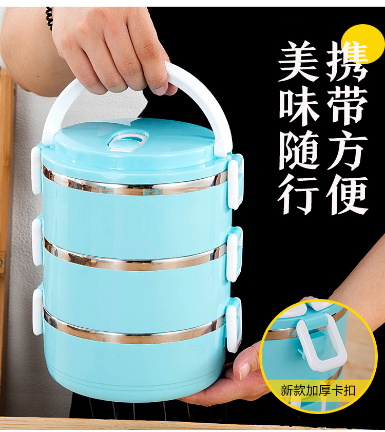 Factory direct sales of stainless steel lunch boxes, lunch boxes, plastic sealed food storage boxes, gift customization, insulated lunch boxes Application Scenario