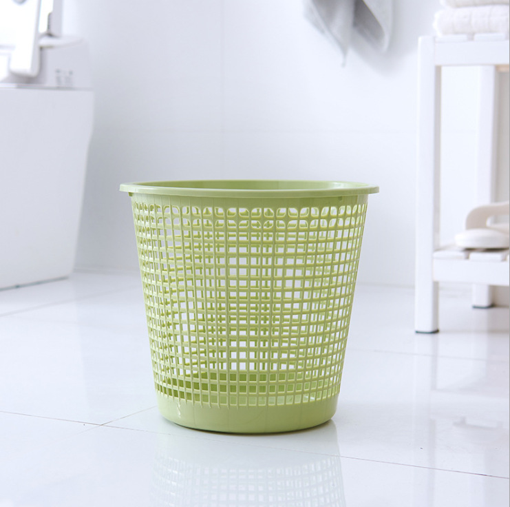 Inicio moda cubos de basura hueco cajas de almacenamiento de plástico sin tapa mesh basket wholesale Application Scenario