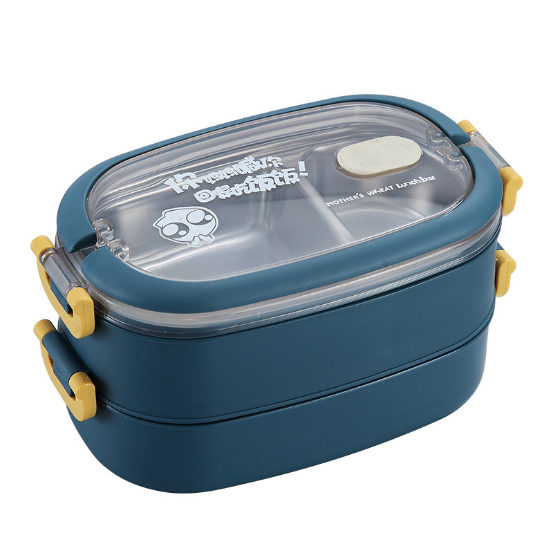 304 stainless steel lunch box, lunch box, bento box, insulated partition type insulated partition lunch box, 2-layer lunch box Item Picture