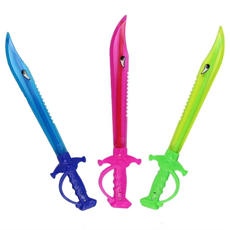 Factory direct sales of electronic luminous knives, flashing swords, children's creative toy knives, best-selling items, wholesale supply from Yiwu street stalls Specification drawing