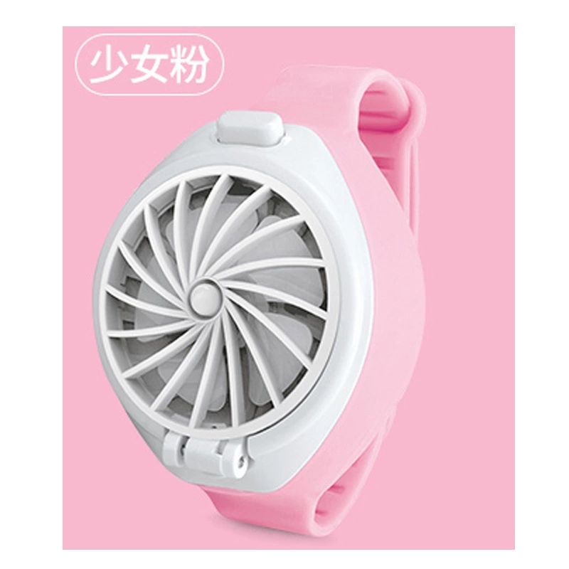 New bestseller, new cross-border watch fan, USB mini charging, lazy person's small fan, creative student and children's gift Application Scenario