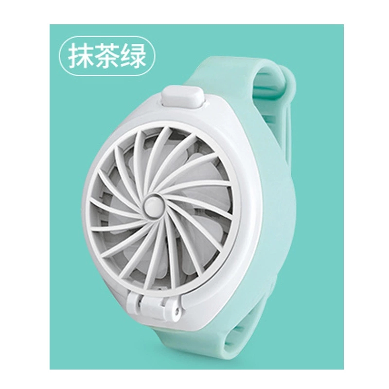 New bestseller, new cross-border watch fan, USB mini charging, lazy person's small fan, creative student and children's gift details Picture