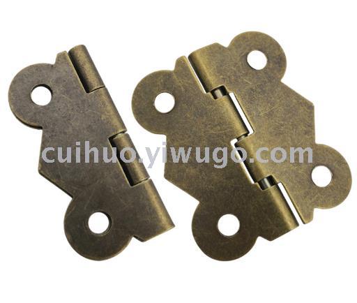 Disponible en stock apertura plana 180 grados encaje plegable caja de madera antigua caja de mariposa caja de empaquetado bisagras hardware accesorios Specification image