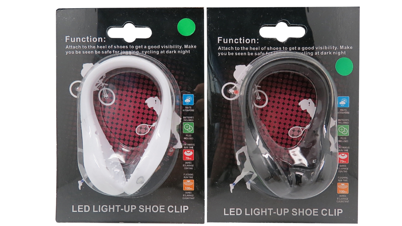 The new group-buying outdoor sports night running led safety warning light is a bestseller at the street stall, featuring a running light and illuminated shoe clip Specification drawing