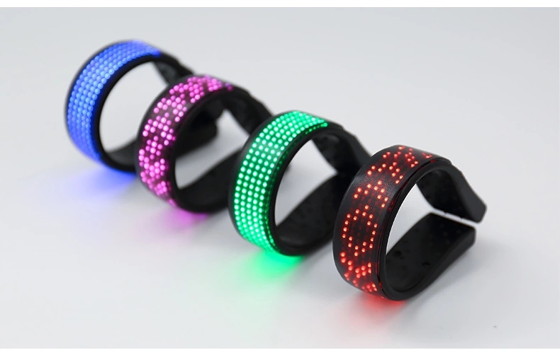 New led magic screen shoes, Amazon wholesale, illuminated shoe clip light, outdoor night running, usb charging shoe clip wholesale details Picture