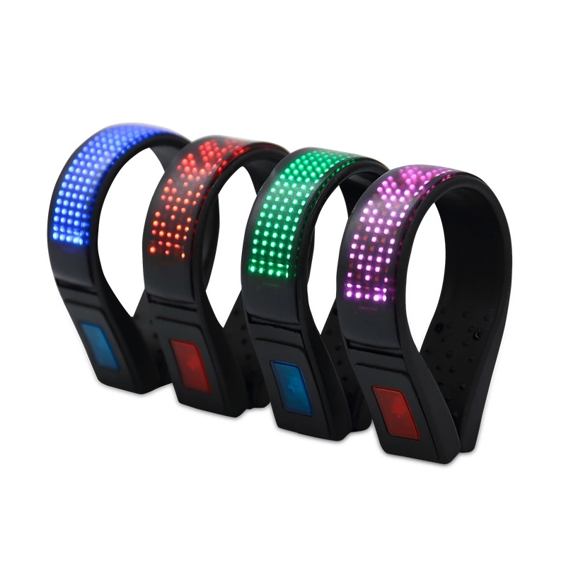 New led magic screen shoes, Amazon wholesale, illuminated shoe clip light, outdoor night running, usb charging shoe clip wholesale Specification drawing