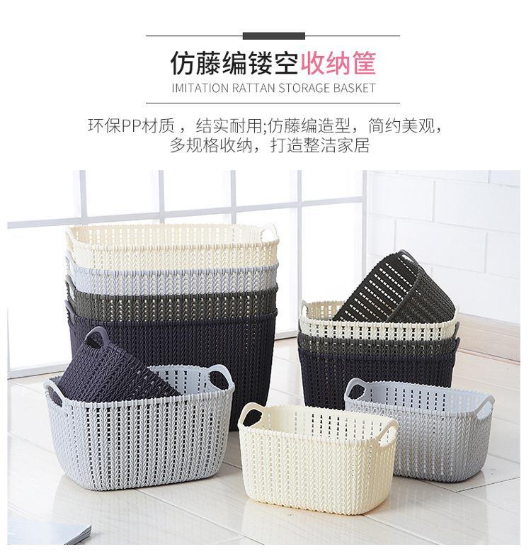 Direct supply of Japanese-style plastic dirty clothes baskets and grey storage baskets