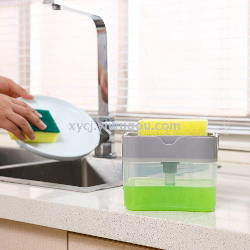 Kitchen brush and wash semen box automatic dispenser press automatic dispenser box
